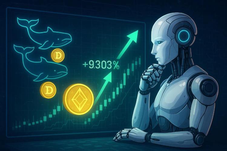 Dogecoin Whales přesouvají prostředky do tohoto nového AI altcoinu s předpokládaným růstem o 9 303 % do ledna 2025